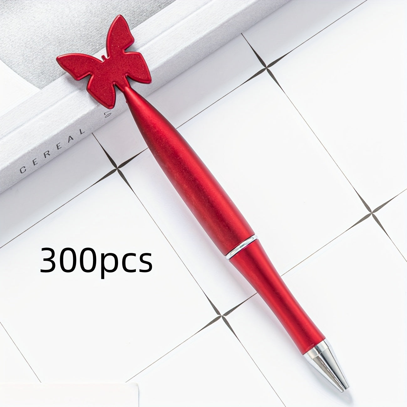 Free Custom Logo 100pcs/200pcs/300pcs Plastic Cartoon Rotating Butterfly Pens Gift Promotional Pens with Printable Logo