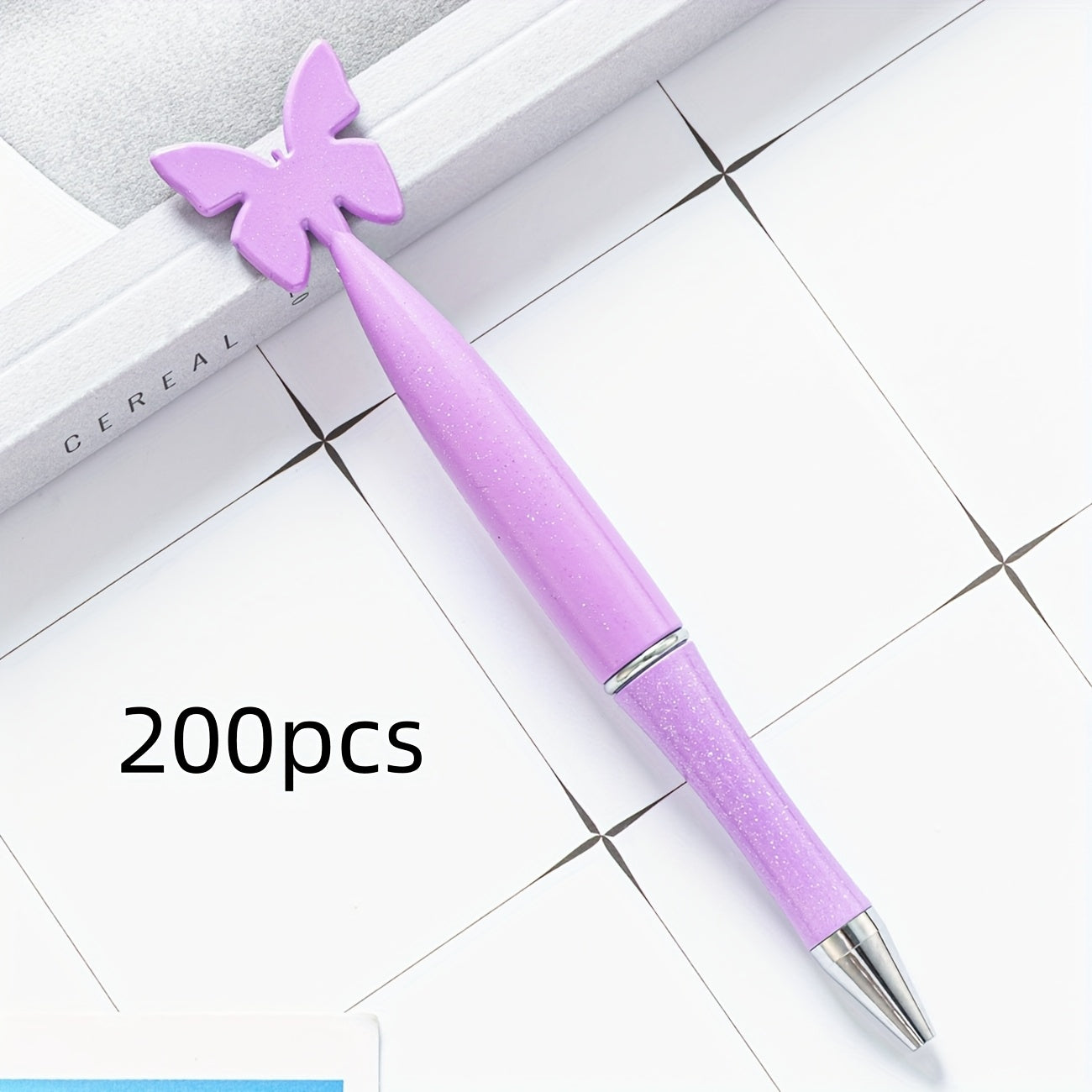 Free Custom Logo 100pcs/200pcs/300pcs Plastic Cartoon Rotating Butterfly Pens Gift Promotional Pens with Printable Logo