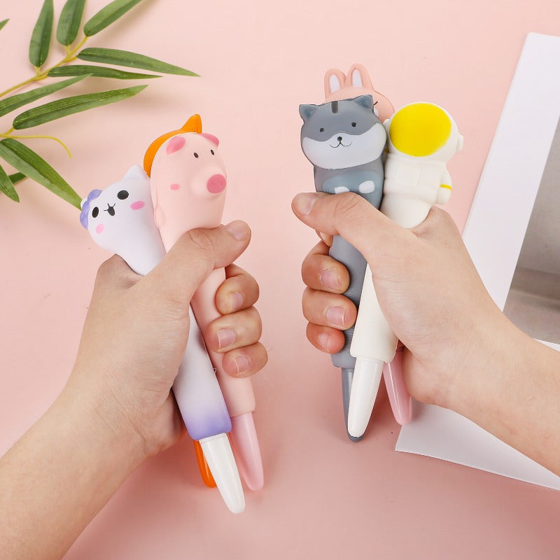 12pcs Color random Cute Kawaii Pens for Back to School Supplies Stationary Cool Pens for Teenage Gifts Easter Baskets Stuffers Gifts for Tweens Relax Gel Ink Pens