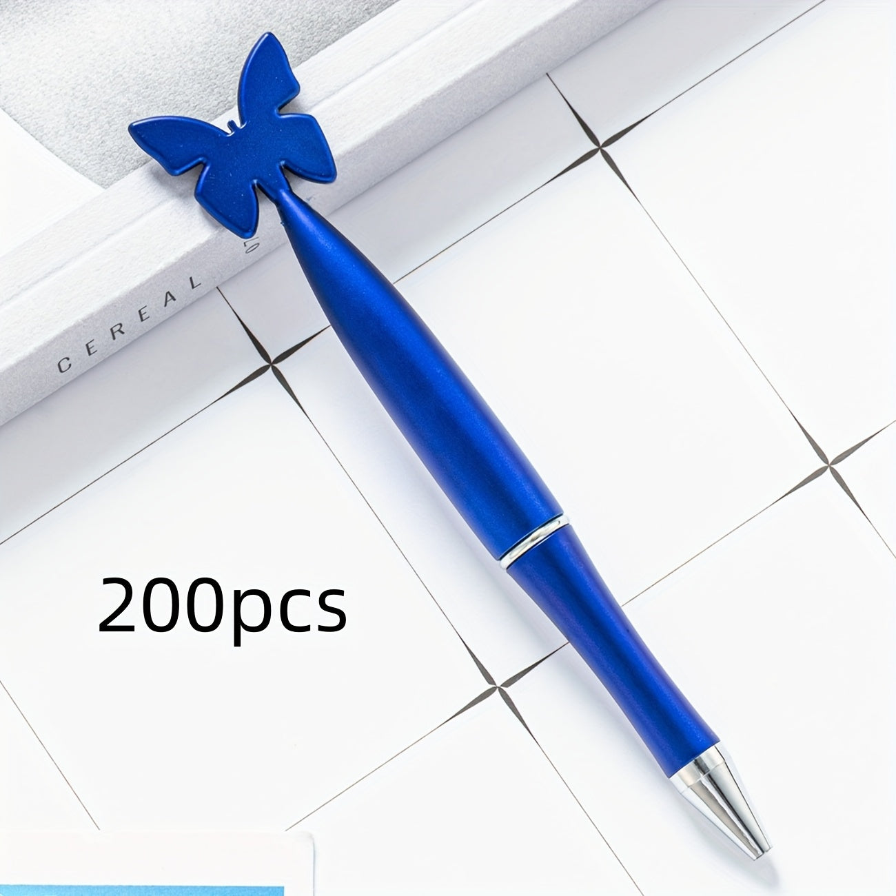 Free Custom Logo 100pcs/200pcs/300pcs Plastic Cartoon Rotating Butterfly Pens Gift Promotional Pens with Printable Logo