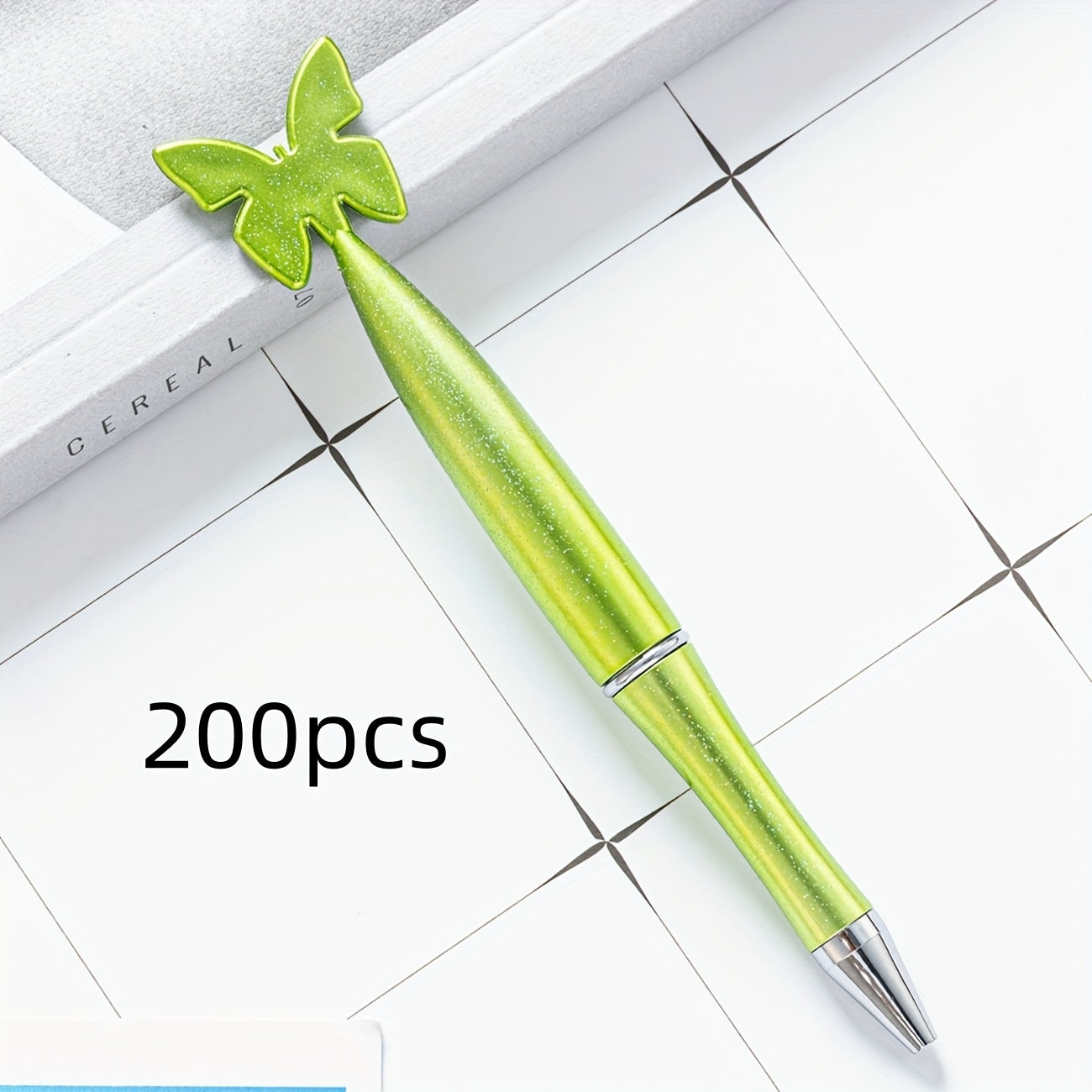 Free Custom Logo 100pcs/200pcs/300pcs Plastic Cartoon Rotating Butterfly Pens Gift Promotional Pens with Printable Logo