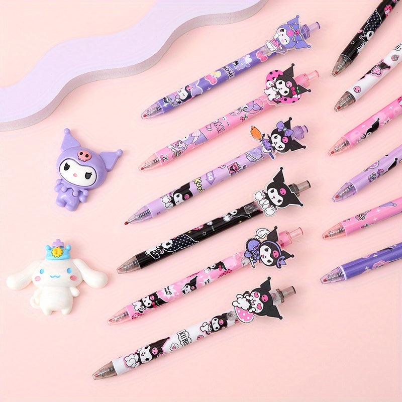 Sanrio 48-Pack, High-Value ST Pusher, Gel Pen, Zebra Clip, School Supplies, Cute Stationery, Colored Pen, Stationery, Writing Pen.