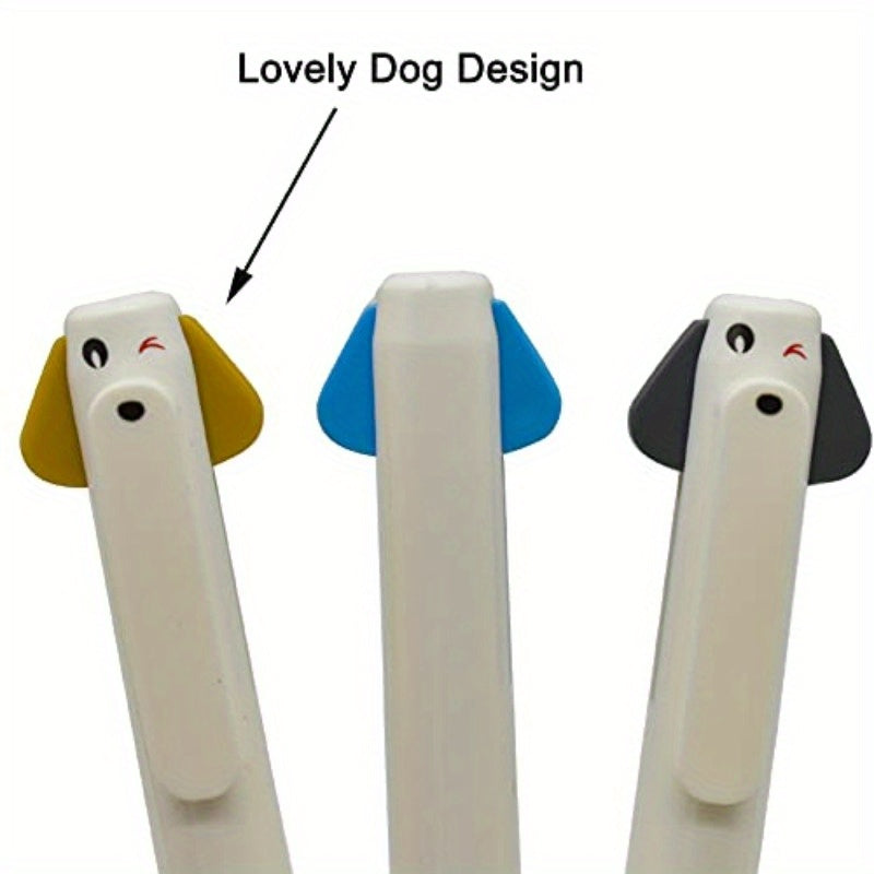 24pcs Dog Ballpoint Pen Cute Cartoon Animal Pens 2in 1 Retractable Pen Black Red Gel Ink for Office School Stationery Supplies, Note Taking Accessory, Everyday Writing Tool, Animal Themed Pen, Gel Ink Pen, Dog Shape Pen, Cute Cartoon Design, Smooth Gel