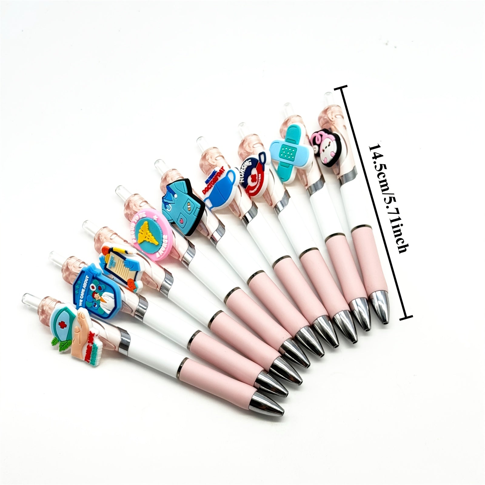 20/30 Retractable Ballpoint Pens from The Medical Series, Solid Color Series, Pens for Doctors And Nurses, Press-Type Gel Pens with Black Ink Refills, Ideal for Signing Medical Documents, a Fun Gift for Office Stationery.