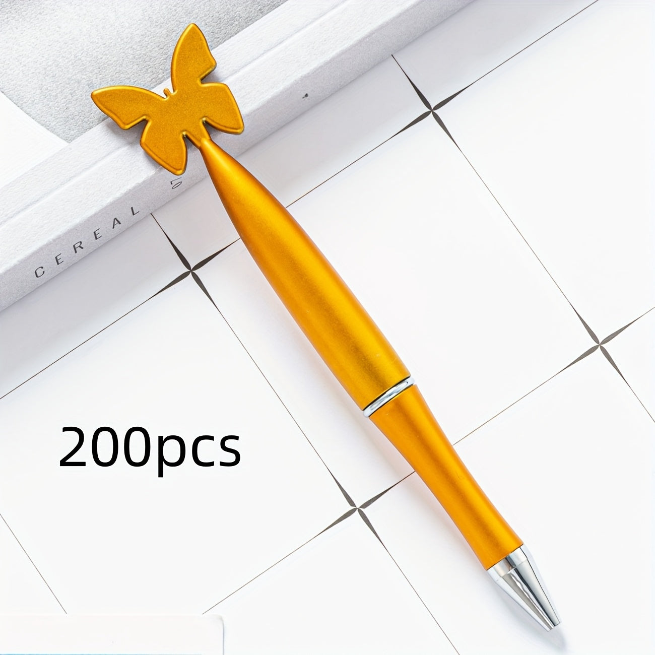 Free Custom Logo 100pcs/200pcs/300pcs Plastic Cartoon Rotating Butterfly Pens Gift Promotional Pens with Printable Logo