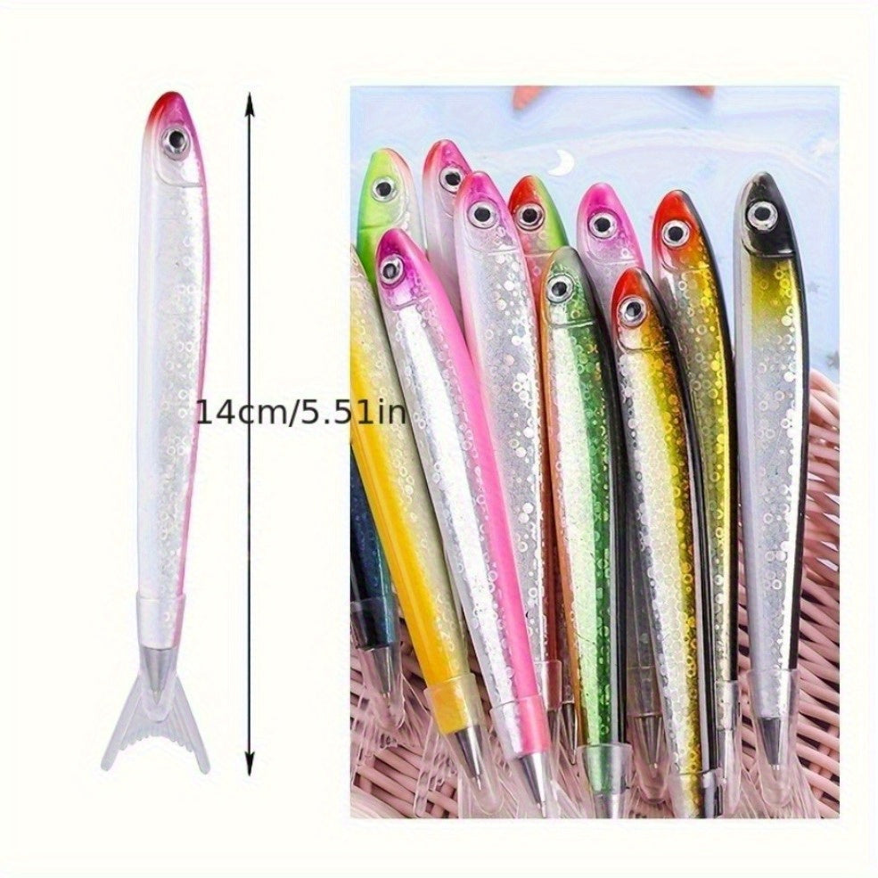 [20pcs Creative Fish Pens] 20pcs Random New Special Creative Fish Ballpoint Pen | Ocean Signature Stationery for School Office Supply | Best Gift Choice, Weird Stuff, Unusual Items, Cute School Supplies
