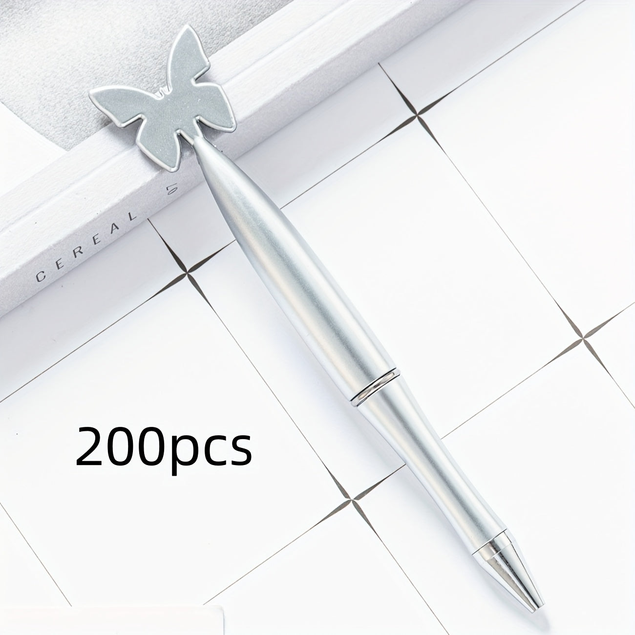 Free Custom Logo 100pcs/200pcs/300pcs Plastic Cartoon Rotating Butterfly Pens Gift Promotional Pens with Printable Logo