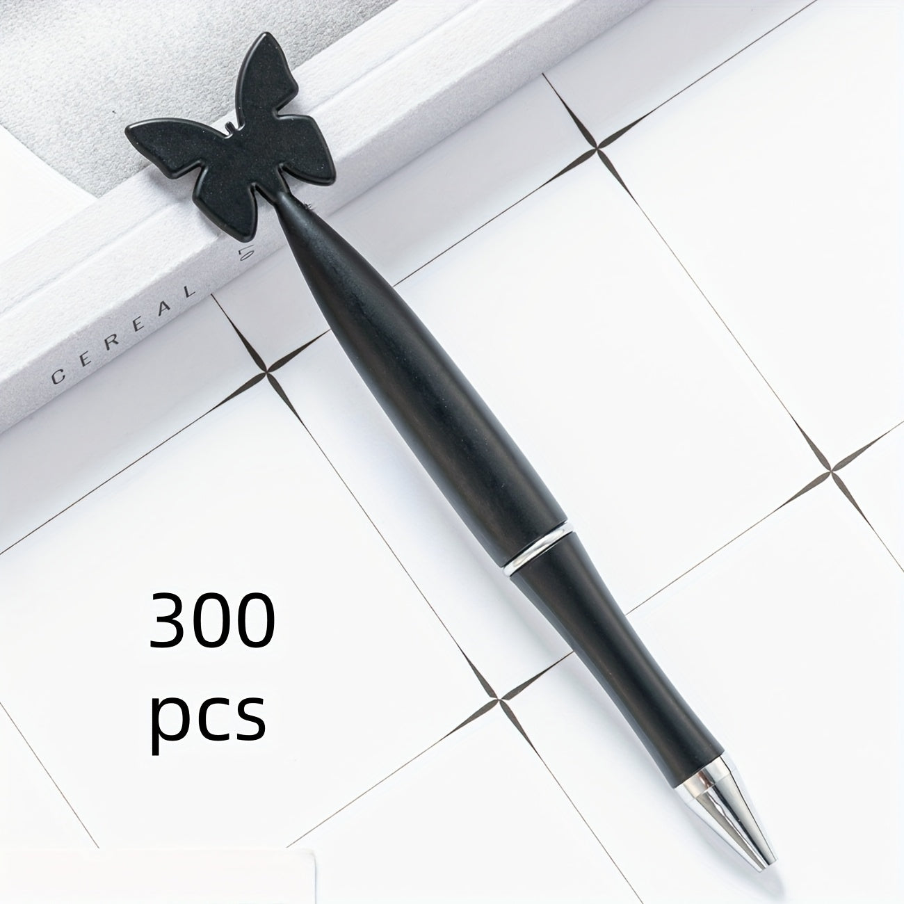 Free Custom Logo 100pcs/200pcs/300pcs Plastic Cartoon Rotating Butterfly Pens Gift Promotional Pens with Printable Logo