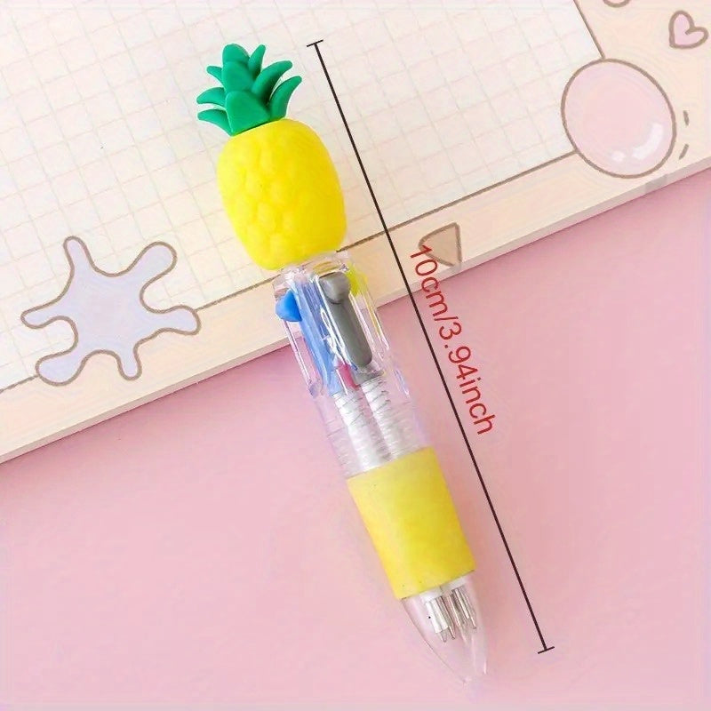 14pcs 14pcs Cartoon Retractable Ballpoint Pen Set-Fluent Writing, Ideal for Students And Office Workers for Christmas, Fun Design, Creative Gifts, Suitable for Further Study Birthday Party